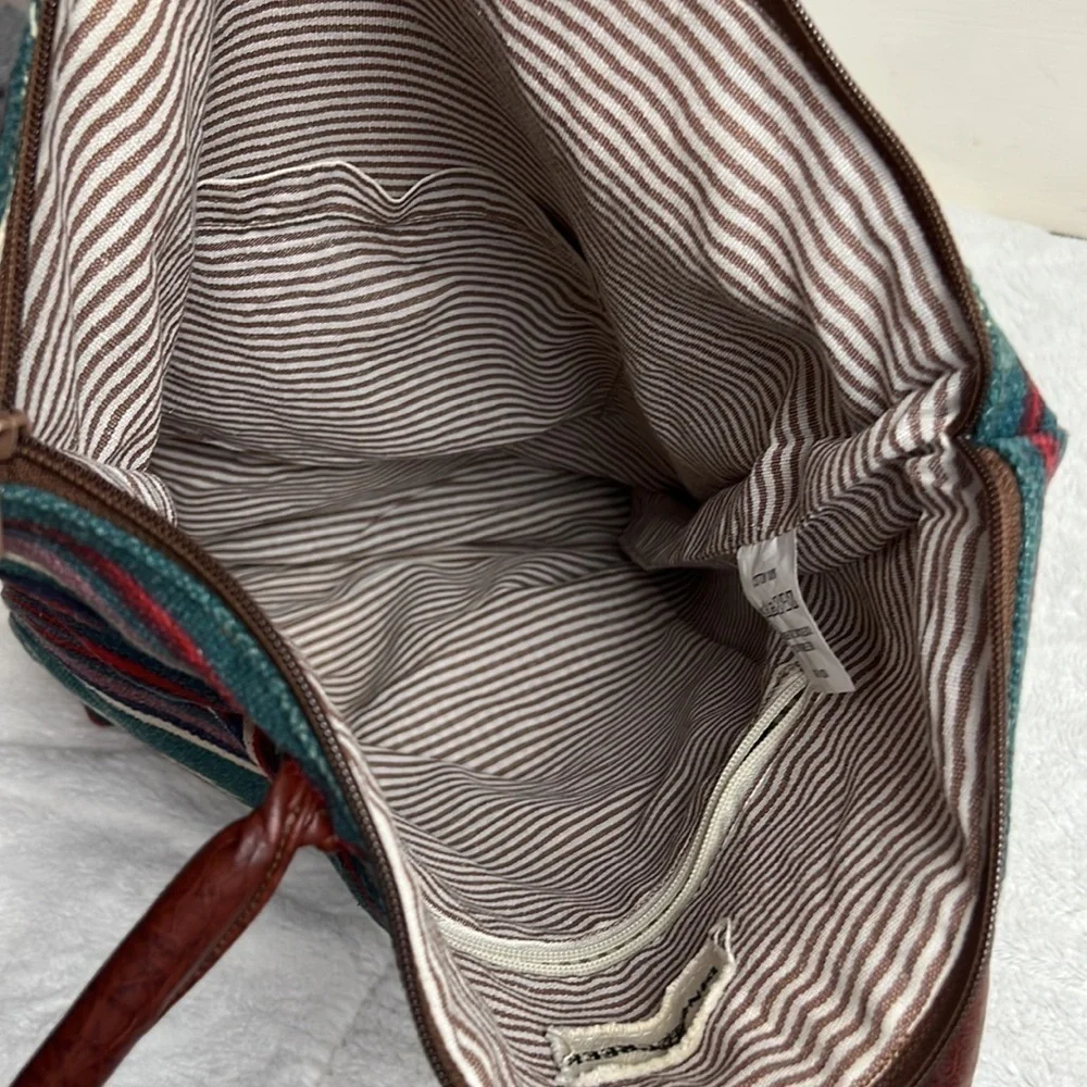 Pine Creek Clear Waters Tribal Tote Bag Purse Handbag